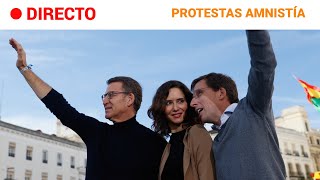 PPCONCENTRACIÓN SOL FEIJÓO exige a SÁNCHEZ que DIMITA y convoque ELECCIONES  RTVE [upl. by Questa]