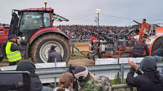 Eurocup 40 ème anniversaire du tracteur pulling bernay 2024  27 crashshowsound [upl. by Rayford]