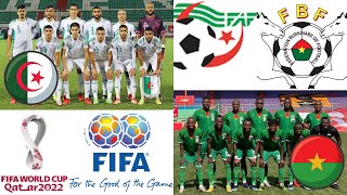 🔴 LIVE ALGERIE  BURKINA FASO  Q MONDIAL 2022 QATAR FIFA  FOOTBALL AFRIQUE [upl. by Aienahs930]