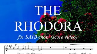 The Rhodora for SATB choir [upl. by Bab]