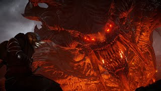 Demons Souls Remake  Dragon God Boss Fight [upl. by Palgrave]