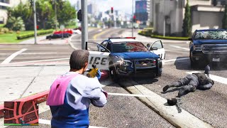 GTA 5  FIVE STAR CHASE  POLICE FIGHT BY IMPOTENT RAGE  RDE 401 [upl. by Ennovahc]