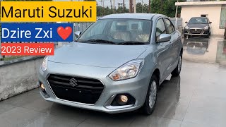 MARUTI DZIRE ZXI 🔥 MODEL 2023  NEW MODEL MARUTI SUZUKI DZIRE ZXI  ON ROAD PRICE 2023 DZIRE ZXI [upl. by Stine]