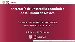 Canva y calendario de contenidos para proyectos de arte [upl. by Murvyn]