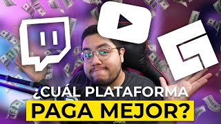 3 mejores PLATAFORMAS de STREAMING para GANAR DINERO [upl. by Hebbe]