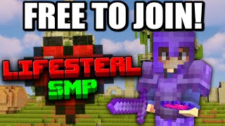 Public Minecraft Lifesteal SMP free to join [upl. by Drewett]