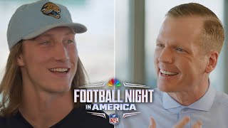 How Trevor Lawrences confidence grew in sophomore season FULL INTERVIEW  NFL on NBC [upl. by Ahsemik45]