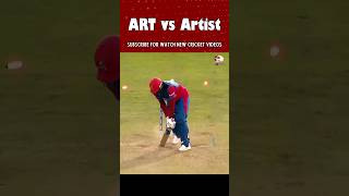 Who is the Best  🥶🔥  ART vs ARTIST  trending shorts india cricket pakistan Sixes ipl final [upl. by Juanne324]