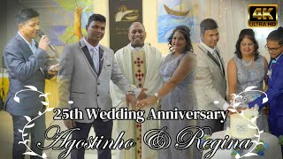 Agostinho amp Reginas 25th Wedding Anniversary Toast Song amp Highlights  Konkani  Tomas Pereira [upl. by Eupheemia]