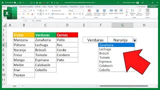 ✅Cómo Crear LISTAS DESPLEGABLES DEPENDIENTES en EXCEL de manera Fácil😉Validación de Datos en Excel [upl. by Bay]