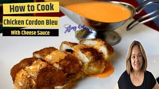 Chicken Cordon Bleu with Creamy Cheese Sauce [upl. by Anilorac]