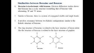 Borazine Preparation structure and properties [upl. by Decca]