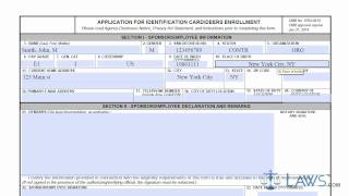 Learn How to Fill the DD form 1172 Application for Identification CardDEERS Enrollment [upl. by Volin]