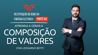 Restituição do ICMS da Energia Elétrica  Parte 04  Gerar Relatório Composição de Valores  Copel [upl. by Goeger]