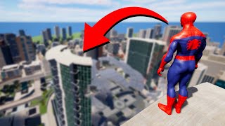 SPIDERMAN PARKOUR IN SKATE 3 Rooftops amp Alleys [upl. by Atikam848]