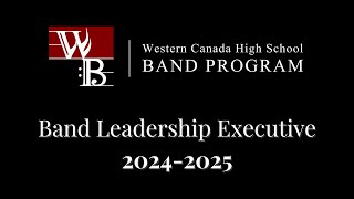 Band Leadership Executive 20242025 Application Video [upl. by Staten]