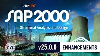 SAP2000 v2500 ENHANCEMENTS [upl. by Ynned]