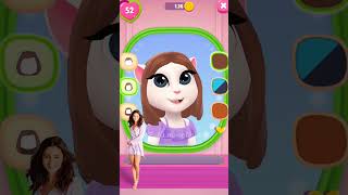 Alia bhatt in western dress makeover in my talking angela 2 shorts aliabhatt subscribe kesariya [upl. by Milicent]