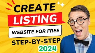 How to Create a Directory Listing Website in WordPress in 2024  With FREE Theme [upl. by Comethuauc692]