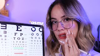 ASMR ROLEPLAY  Exame de vista completo na oftalmologista 🧐👩🏼‍⚕️ voz suave e visual triggers [upl. by Tocci]