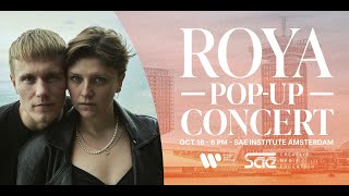 ROYA  Live from Amsterdam popup concert [upl. by Lleumas518]