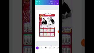Como salvar e fazer foto Calendário 2025 de Feliz Natal no Canva [upl. by Akeber]