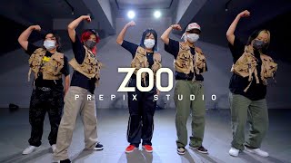 TAEYONG JENO HENDERY YANGYANG GISELLE  ZOO  RAGEON choreography [upl. by Nesline]