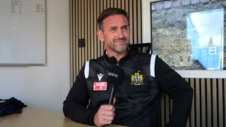 Clitheroe 31 Accrington Stanley Preseason  Paul Howarth Post Match Interview [upl. by Gerdeen]