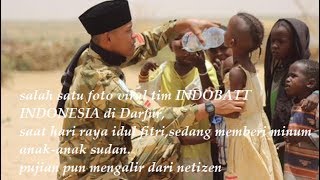 keHaruan Perayaan Idul Fitri Pasukan Perdamaian RI di Sudan [upl. by Aridaj649]