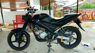 Pasang skotlet hitam doff FULL BODY YAMAHA VIXION tampak berkelas dan gagah [upl. by Nets]