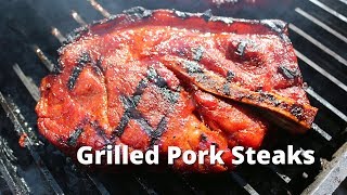 Grilled Pork Steak Recipe [upl. by Ezequiel]