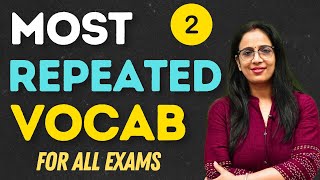 Most Repeated Vocab For All Exams  2  Syno amp Anto  SSC GD CGL CHSL MTS DSSB  By Rani Maam [upl. by Kingdon98]