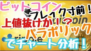 仮想通貨News：ビットコインブレイク寸前！上値抜けか？叩き落としか！？パラボリックでチャート分析 [upl. by Gervais]