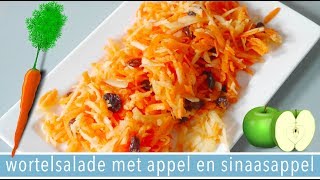 Frisse wortelsalade met appel en sinaasappel🥕🍎🍊  RENSKE VISSER [upl. by Nedi246]