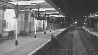 Terrifying CCTV Commuters narrowly avoid getting hit by trains in National Rail campaign [upl. by Waechter]