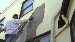 Teaching all basic plastering steps for your small stucco projects [upl. by Cirala]