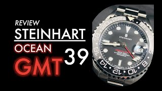 STEINHART OCEAN GMT 39 Black Ceramic Spanish [upl. by Ahsyak227]