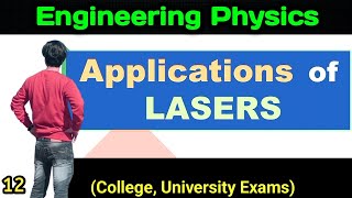 Applications of lasers in engineering physics rgpv unit4 Lasers  physics rgpv [upl. by Ruelu]