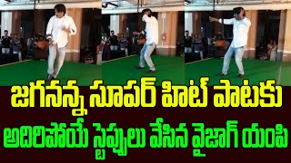 Vizag MP MVV Satyanarayana Mass Dance for CM Jagan Songs  iMedia [upl. by Elah171]