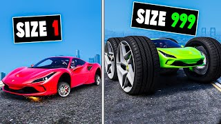 Every time I crash my wheels get bigger in GTA 5 [upl. by Adnohsad]