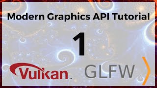 Vulkan C and GLFW tutorial for beginners 1 [upl. by Oibirot]