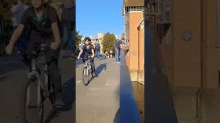 Trinity bridge Library cambridge UK Sep 2024 university students campus river ducks heritage [upl. by Linnie973]