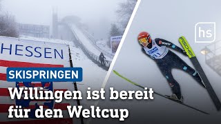 Willingen freut sich auf den Weltcup im Skispringen  hessenschau [upl. by Norword]