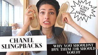 Why you SHOULDNT buy the CHANEL SLINGBACKS or maybe you should I Review Price Quality Comfort [upl. by Odoric814]