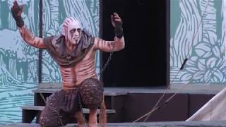 Act 1 Scene 2  The Tempest  Brownsea Open Air Theatre  William Shakespeare  Caliban [upl. by Damek]