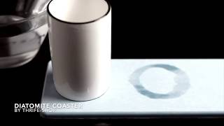 thRife shop  Diatomite Water Absorbent Coaster [upl. by Odille]