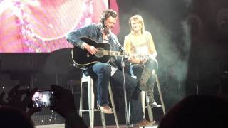 Blake Shelton joins Miranda Lambert in Dallas Texas [upl. by Gans]