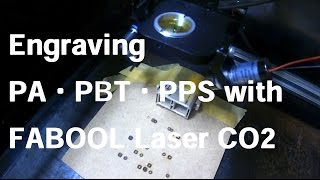 Engraving PAPBTPPS with CO2 Laser Cutter and Engraver [upl. by Westmoreland102]