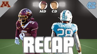 A Tough Game to Watch  Minnesota vs UNC Recap [upl. by Ennovad]