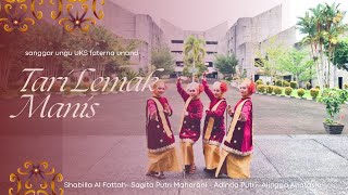 Tari Lemak Manis Recrate tarian melayu oleh Sanggar Ungu UKS Faterna Unand  no copyright [upl. by Aglo]